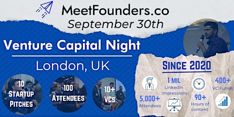 Venture Capital Night (September 2022)  In-Person  London Event