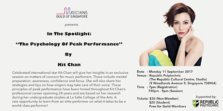 In The Spotlight - "The Psychology Of Peak Performance" by Kit Chan primary image