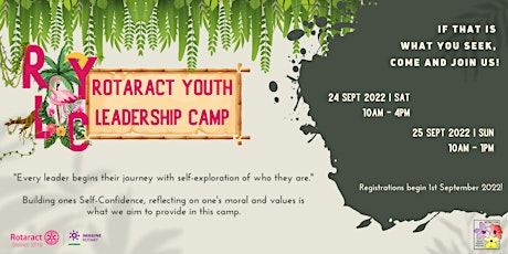 Rotaract Youth Leadership Camp primary image