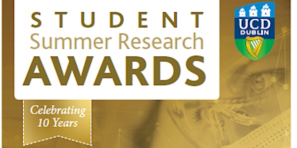 Student Summer Research Awards Gold Medal Night 2018