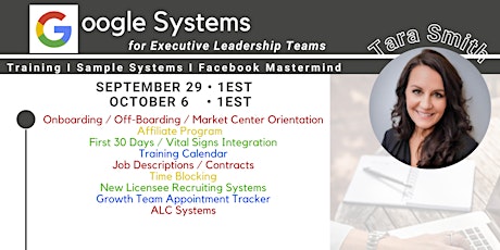 Google Systems for Executive Leadership Teams