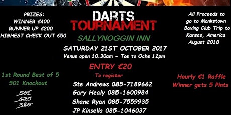 Sallynoggin Inn - Darts Tournament  primary image