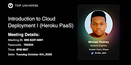 Introduction to Cloud Deployment (Heroku PaaS)