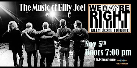 Best of BILLY JOEL with WE MAY BE RIGHT - BILLY JOEL TRIBUTE primary image