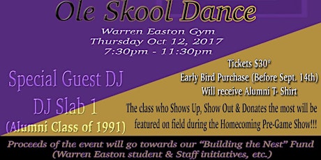 Warren Easton "Ole Skool" Alumni Dance primary image