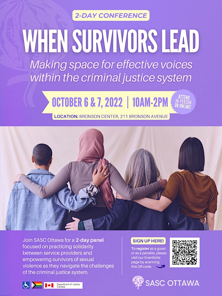 When Survivors Lead: SASC Ottawa Access To Justice Conference image