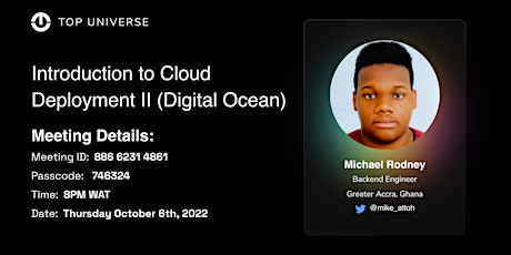 Introduction to Cloud Deployment II (Digital Ocean)