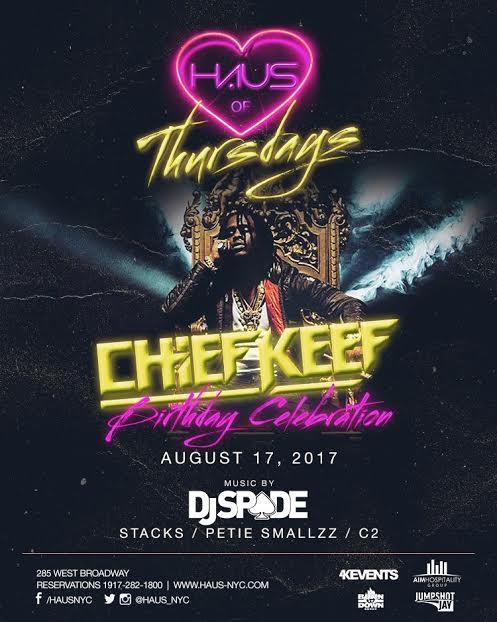 Chief Keef at Haus Thursday