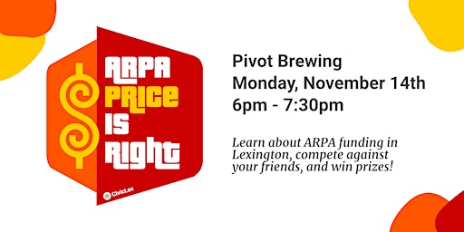 ARPA Price is Right with CivicLex