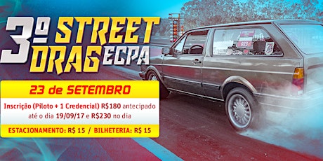 Imagem principal do evento 3º STREET DRAG ECPA