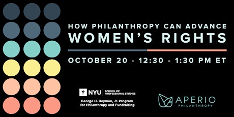 How Philanthropy Can Advance Women’s Rights