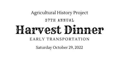 37th Annual Harvest Dinner