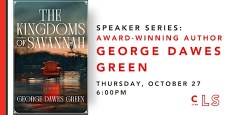 The Moth Founder, and Best Selling Author, George Dawes Green, comes to CLS