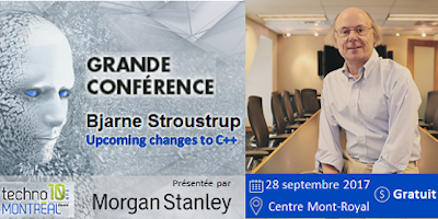 Grande Conférence : Bjarne Stroustrup, Upcoming changes to C++