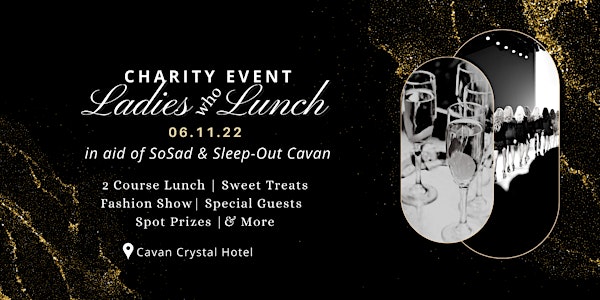 Charity Ladies who lunch event for Sosad & Sleepout Cavan