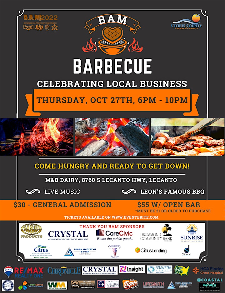 Citrus County Chamber's B.A.M! BBQ 2022 image