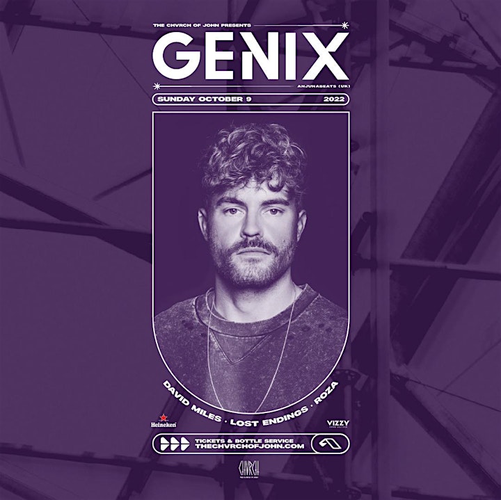 GENIX [Anjunabeats/ UK] - Sunday Oct 9 2022 image