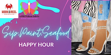 Sip, Paint, Seafood Happy Hour! primary image