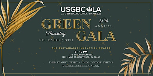 USGBC-LA’s 18th Annual Green Gala