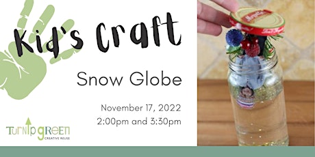 Kid's Craft: Snow Globe