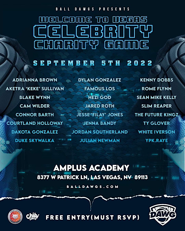 BALL DAWGS Celebrity Charity Basketball Game (Sept 5th, 2022) image