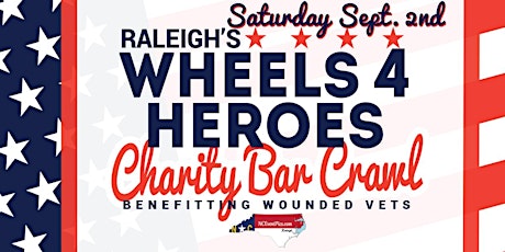 Wheels 4 Heroes Charity Crawl Raleigh primary image