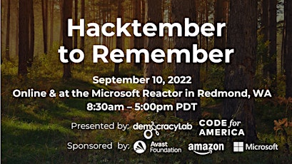 Hacktember to Remember primary image