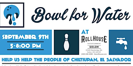 The Rotary Club of Solon Presents: 5th Bowl for Water Event primary image