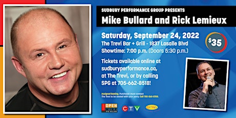 A night of comedy with Mike Bullard and Rick Lemieux