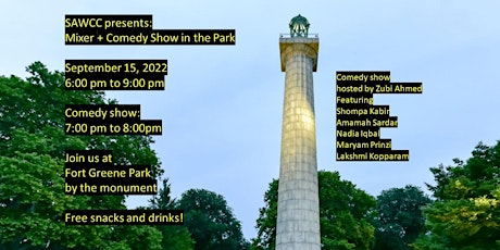 Mixer + Comedy Show in the Park primary image