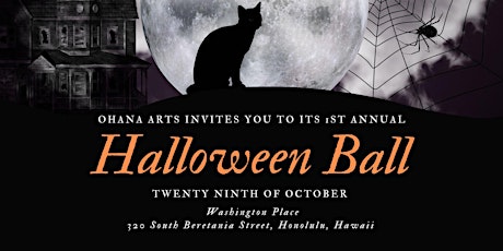 Ohana Arts 1st Annual Halloween Ball