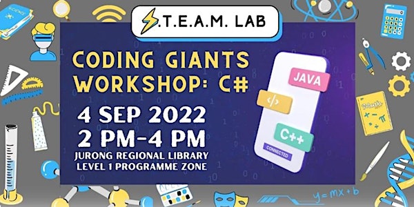 C# Coding with Coding Giants @ Jurong Regional Library | STEAM Lab 2022