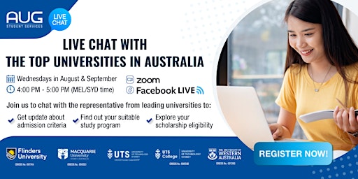 [AUG Talk] Live Chat with the Top Universities in Australia