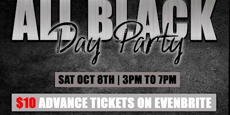 The Platinum All Black Day Party
