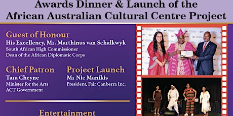 AWARDS DINNER AND LAUNCH OF THE AFRICAN AUSTRALIAN