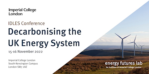IDLES Conference: Decarbonising the UK Energy System