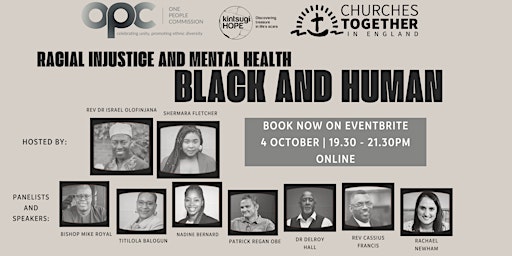 Racial Injustice and Mental Health | Black and Human ONLINE