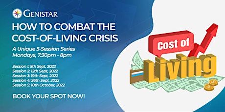 How to Combat the Cost-of-Living Crisis - 5 Free Online  Sessions primary image