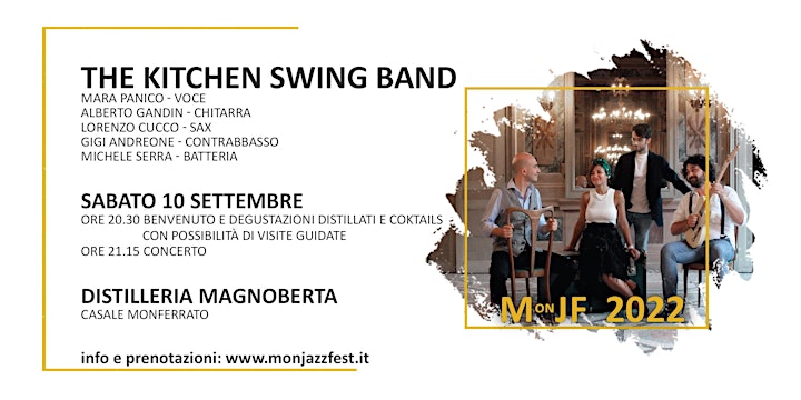 Immagine MonJF 2022 _ Jazz in distilleria: The Kitchen Swing Band