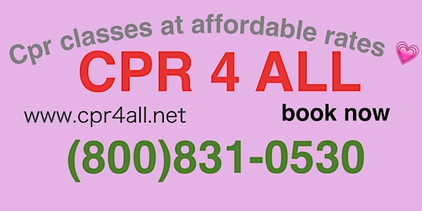 American Heart Association CPR/Aed course