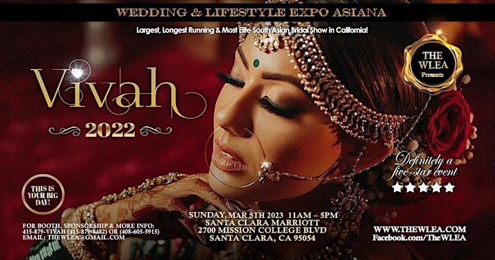 Vivah 2023 - Largest South Asian Bridal Show on Sun, Mar 5th image