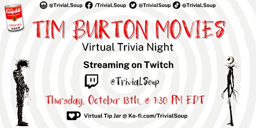 Tim Burton Movies Virtual Trivia