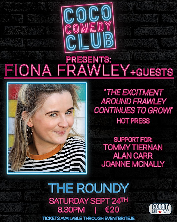 CoCo Comedy Club: Fiona Frawley and Guests! image