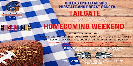 VSU Homecoming Greeks United Against Prostate & Breast Cancer Tailgate