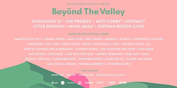 BEYOND THE VALLEY 2017/18