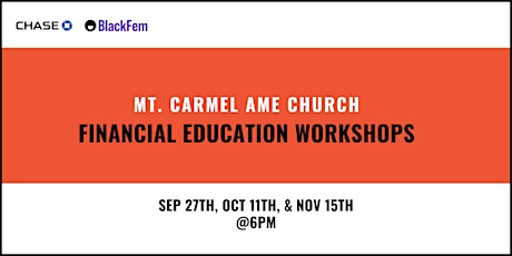 Financial Education Workshop Series