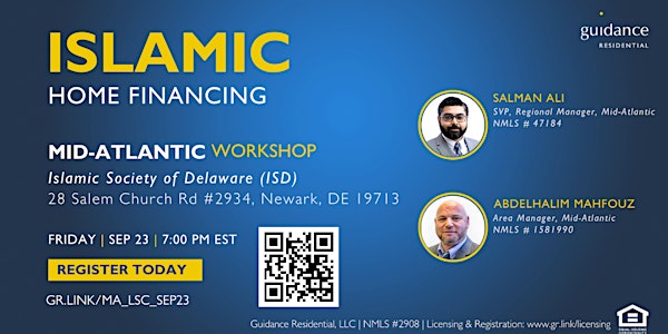 Islamic Home Financing Workshop - Newark, DE