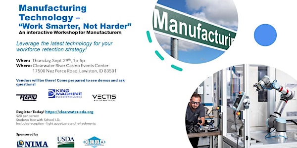 Manufacturing Technology - "Work Smarter, Not Harder"
