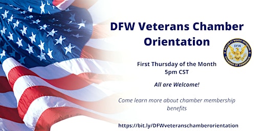 Imagen principal de DFW Veterans Chamber Orientation