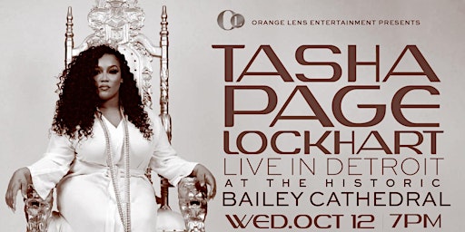Tasha Page-Lockhart live at "The Historic Bailey Cathedral"